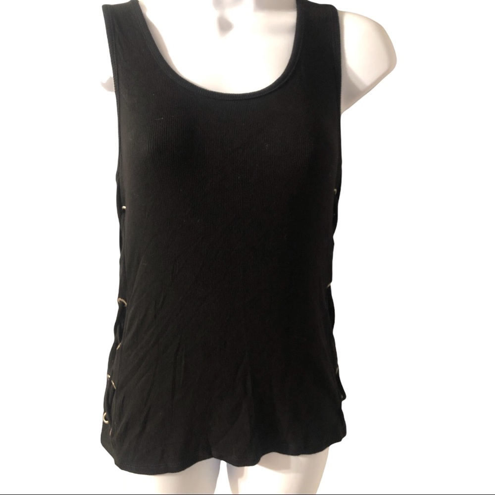 MOON & SKY BLACK TANK TOP